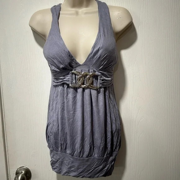Y2K Halter top With Belt Size Small - Picture 1 of 2